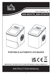 HOMCOM 800-075V70 Manual Del Usuario