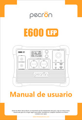 Pecron E600 LPF Manual De Usuario