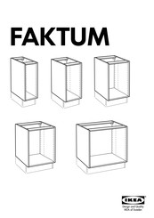 IKEA FAKTUM Instrucciones De Montaje