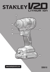 Stanley V20 SBI810 Traducción De Las Instrucciones Originales