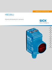 SICK HSE18L Manual De Instrucciones