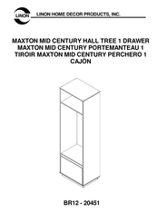 Linon BR12 20451 Manual De Instrucciones