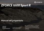 CF MOTO ZFORCE1000 Sport R 2022 Manual Del Propietário