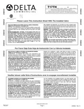 Delta TECK T17TH Serie Instrucciones De Montaje