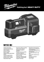 Milwaukee M18 BI Manual Original