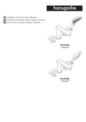 Hansgrohe PuraVida
15456 1 Serie Instrucciones De Montaje