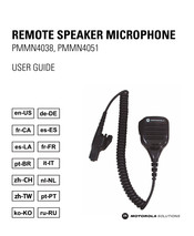 Motorola Solutions PMMN4051 Manual De Instrucciones