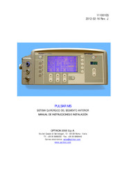 OPTIKON PULSAR MS Manual De Instrucciones E Instalación