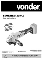 vonder IEV 1808 Manual De Instrucciones