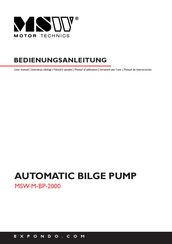 MSW Motor Technics MSW-M-BP-2000 Manual De Instrucciones