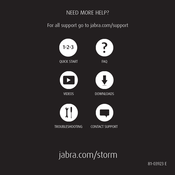 Jabra STORM BTE7 Manual Del Usuario