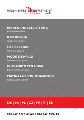 Steinberg Systems SBS-LW-500/10 WS Manual De Instrucciones