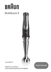 Braun MultiQuick 9 HB901AI Manual De Instrucciones