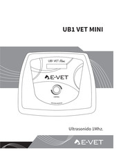 E-VET UB1 VET MINI Manual De Instrucciones