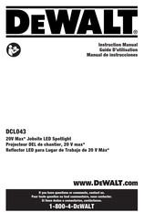 Dewalt DCL043 Manual De Instrucciones