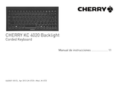 Cherry KC 4020 Backlight Manual De Instrucciones