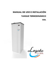 Legato CLIMA 500L Manual De Uso E Instalación