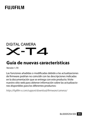 FujiFilm X-T4 Guía De Nuevas Características