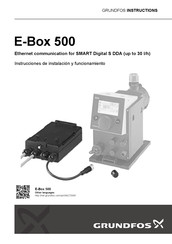 Grundfos E-Box 500 Instrucciones De Instalación Y Funcionamiento