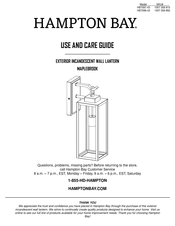 HAMPTON BAY HB7098-43 Guía De Uso Y Mantenimiento