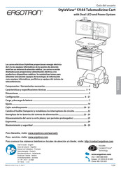 Ergotron STYLEVIEW SV44 Cart Guia Del Usuario