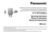 Panasonic CY-BT200U Manual De Instrucciones