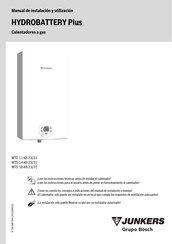 Bosch Junkers HYDROBATTERY Plus WTD 14 KB 23/31 Manual De Instalación Y Utilizacion
