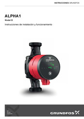 Grundfos ALPHA1 Instrucciones De Instalación Y Funcionamiento