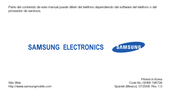 Samsung SGH-F480L Manual Del Usuario