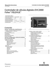 Emerson Fisher FIELDVUE DVC2000 Manual De Instrucciones