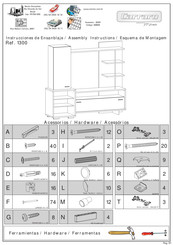 CARRARO Moveis 1300 Instrucciones De Ensamblado