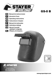 STAYER WELDING GS-0 B Manual De Instrucciones