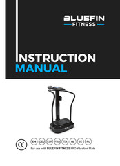 BLUEFIN Fitness PRO Vibration Plate Manual De Instrucciones