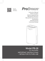 ProBreeze PB-08 Manual De Instrucciones