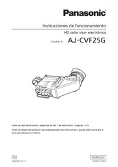 Panasonic AJ-CVF25G Instrucciones De Funcionamiento