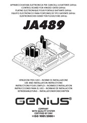 Genius JA489 Instrucciones Para El Uso