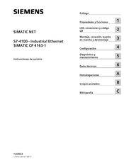 Siemens SIMATIC NET S7-4100 Instrucciones De Servicio