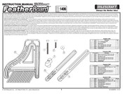 Milescraft FeatherBorad 1406 Manual De Instrucciones