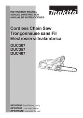 Makita DUC357 Manual De Instrucciones