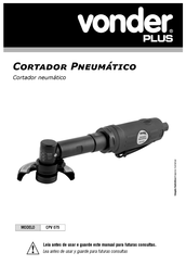 vonder PLUS CPV 075 Manual De Instrucciones