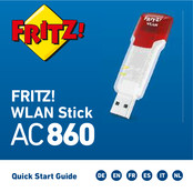 AVM FRITZ!WLAN Stick AC 860 Guia De Inicio Rapido