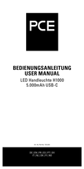 PCE H1000 Manual Del Usuario