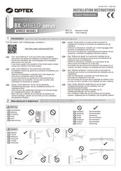 Optex BX Serie Instrucciones De Instalación