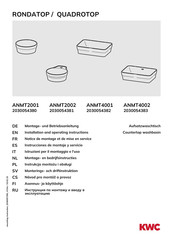 KWC ANMT4002 Instrucciones De Montaje Y Servicio