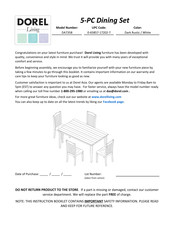 DOREL Living DA7358 Instrucciones De Montaje