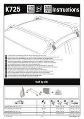 Yakima K725 Manual De Instrucciones