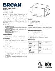 Broan FRESH IN BASIC FIN-180B Manual De Instrucciones