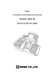 Nidek ARK-30 Manual De Usuario