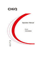 ChiQ FCD418NE4D Manual Del Operador