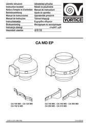 Vortice CA 150 Q MD EP Manual De Instrucciones